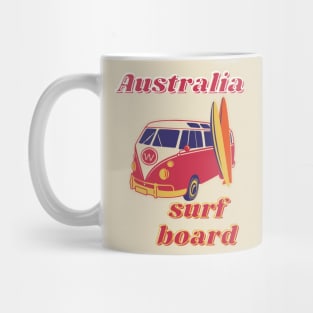 Australia surf board Mug